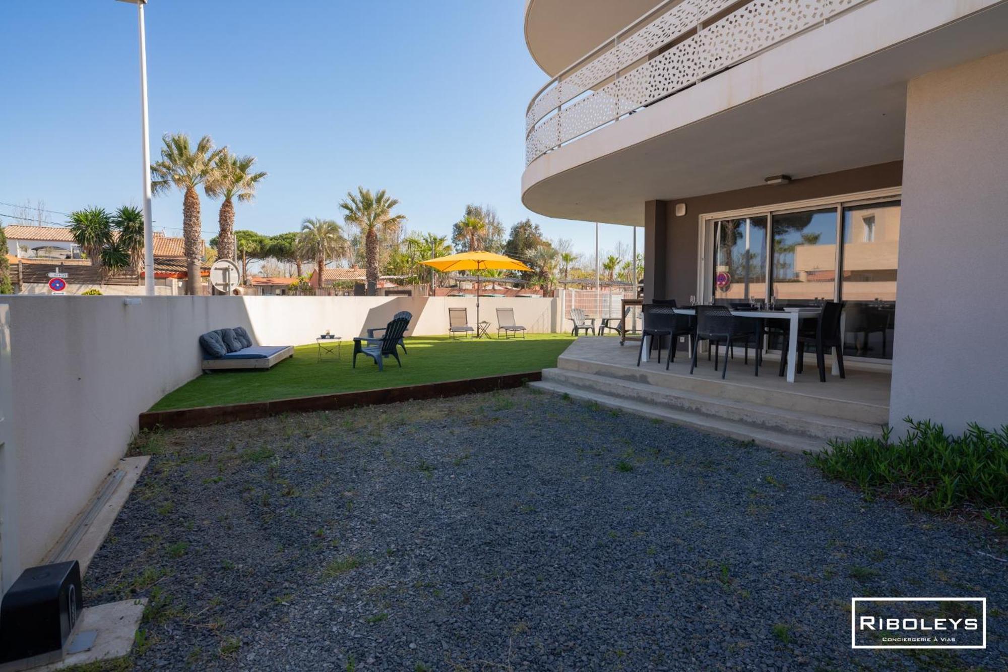 Vias-Plage - Grand T3 neuf à 100m de la plage Esterno foto